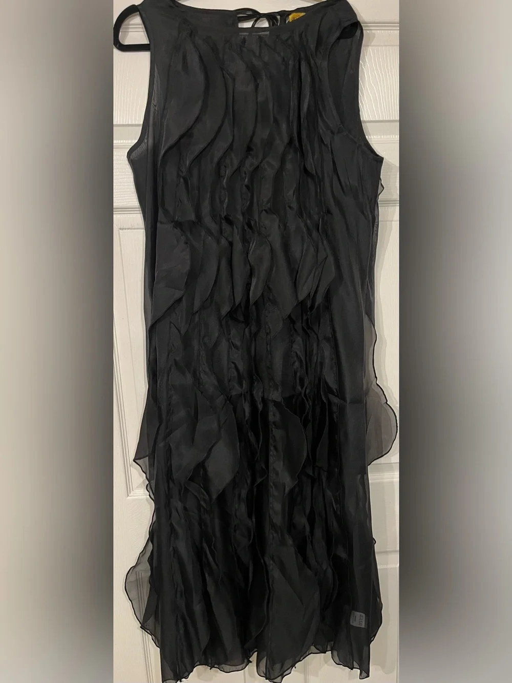 Elegant Black Sleeveless Maxi Dress - Women